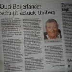Oud-Beijerlander schrijft actuele thrillers 26 februari 2015
